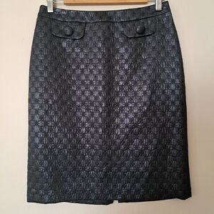 Tristan Black Brocart Skirt
